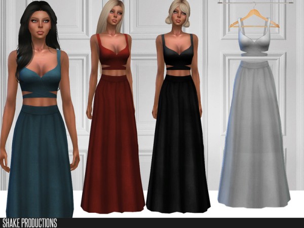  The Sims Resource: 272   Long Dress by ShakeProductions