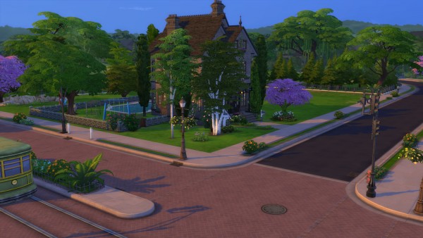  Mod The Sims: Newcrest Coutryside Family Manor (No CC) by Caradriel