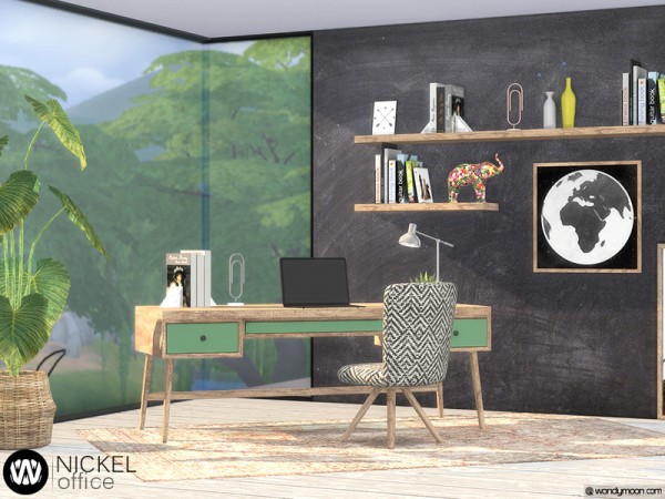  The Sims Resource: Nickel Office by wondymoon