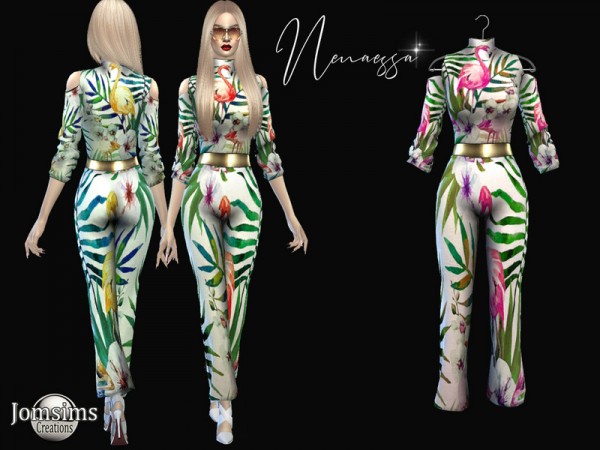  The Sims Resource: Nenaessa Jumpsuit by jomsims