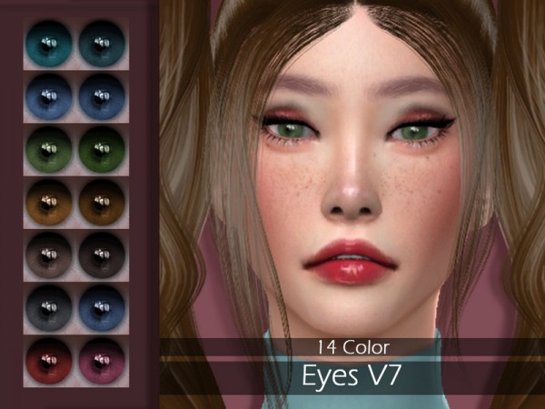  The Sims Resource: Eyes V7 by Lisaminicatsims
