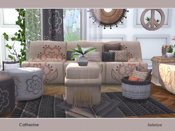  The Sims Resource: Catherine livingroom by Soloriya
