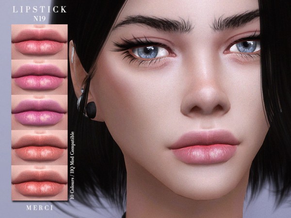  The Sims Resource: Lipstick N19 by Merci