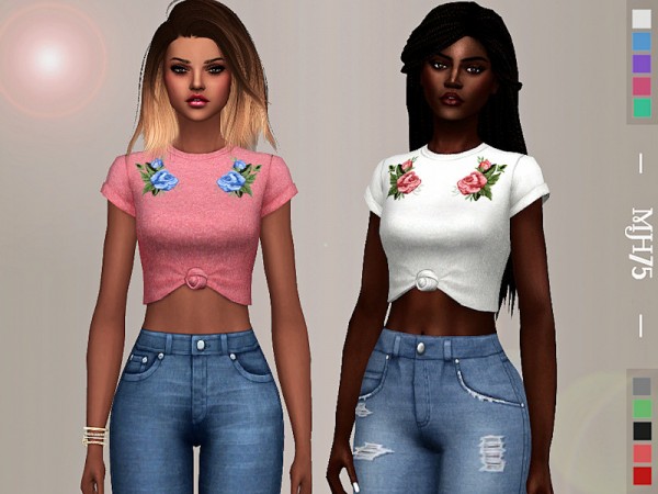  The Sims Resource: Spring Vibes Top by Margeh 75