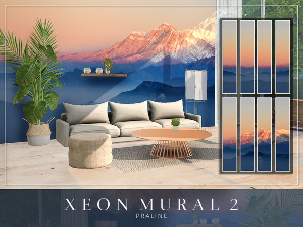  The Sims Resource: XEON Murals by Pralinesims