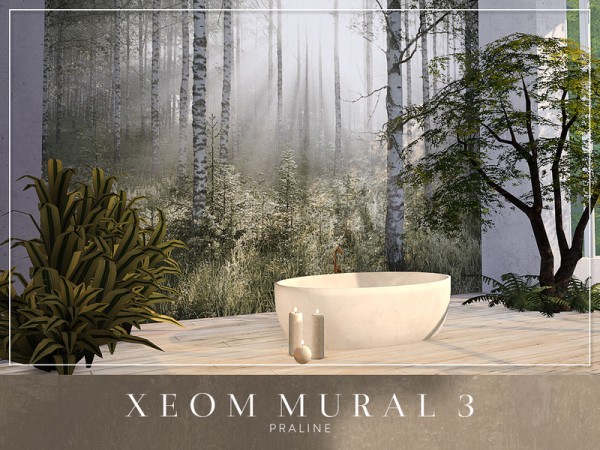  The Sims Resource: XEOM Murals by Pralinesims