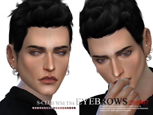  The Sims Resource: Eyebrows 201907 by S Club