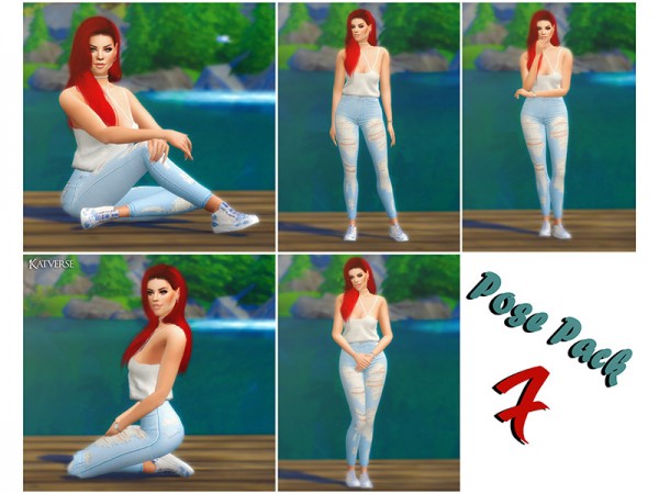  The Sims Resource: Pose Pack 7 by KatVerseCC
