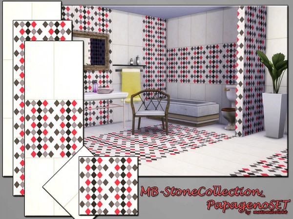  The Sims Resource: Stone Collection Papageno by matomibotaki