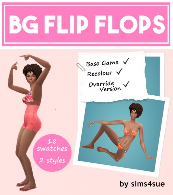  Sims 4 Sue: Flip Flops