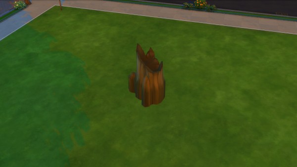  Mod The Sims: Liberated Single Tree Stump by SatiSim