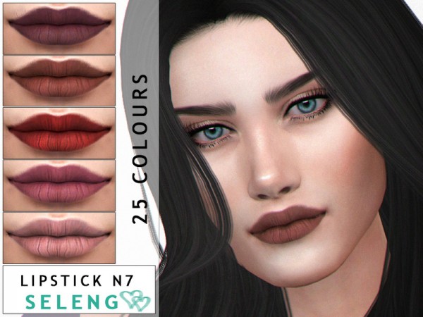  The Sims Resource: Lipstick N7 by Seleng