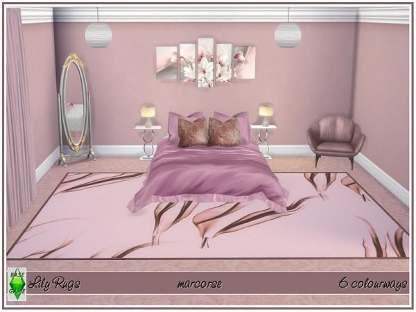  The Sims Resource: Lily Rugs by marcorse