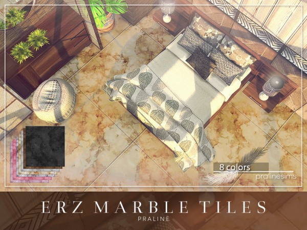  The Sims Resource: Marble Tiles by Pralinesims