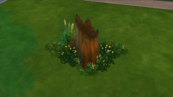  Mod The Sims: Liberated Single Tree Stump by SatiSim