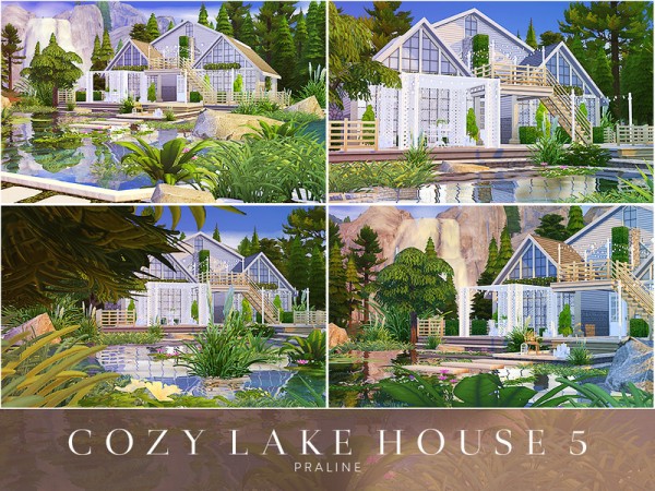  The Sims Resource: Cozy Lake House 5 by Pralinesims