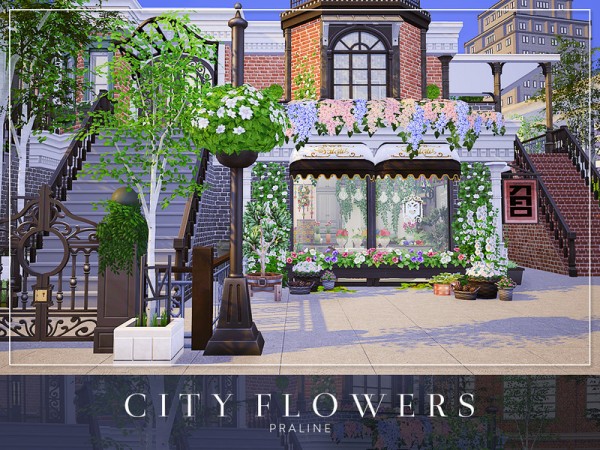  The Sims Resource: City Flowers by Pralinesims