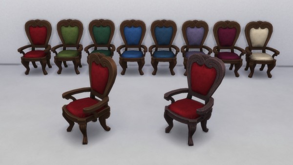  Mod The Sims: Gothic Seating Recolors by TheJim07