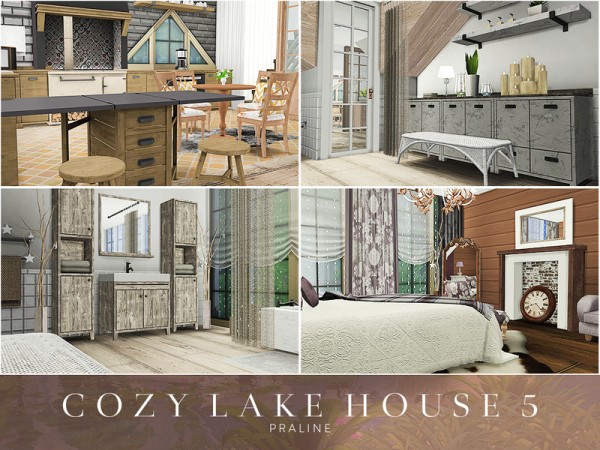  The Sims Resource: Cozy Lake House 5 by Pralinesims