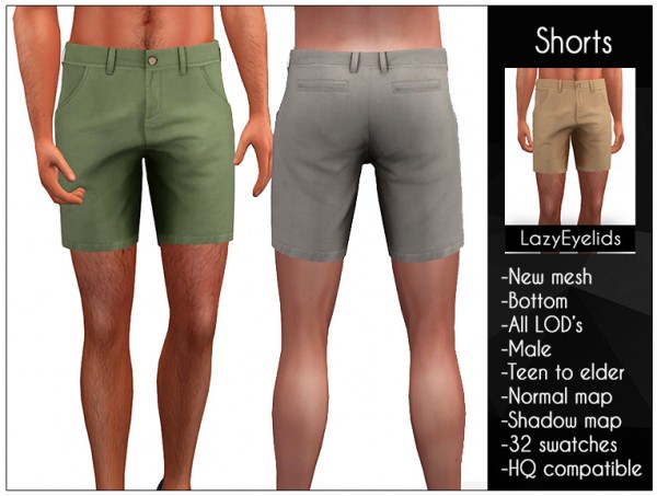  Lazyeyelids: Shorts