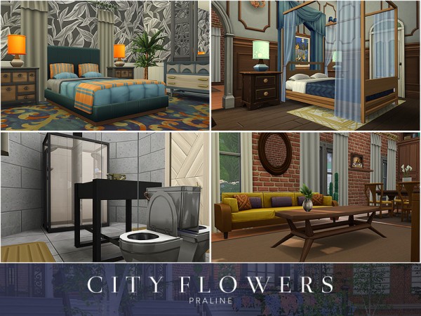  The Sims Resource: City Flowers by Pralinesims