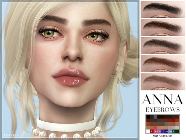  The Sims Resource: Anna Eyebrows N145 by Pralinesims