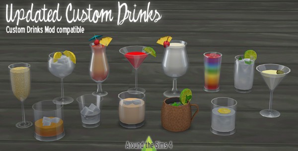  Around The Sims 4: Updated New Year drinks