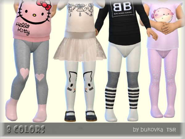  The Sims Resource: Tights Toddler by Bukovka