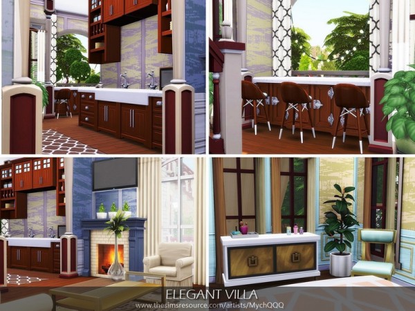  The Sims Resource: Elegant Villa by MychQQQ