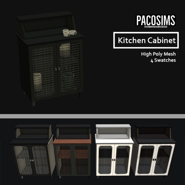  Paco Sims: Kitchen Cabinet