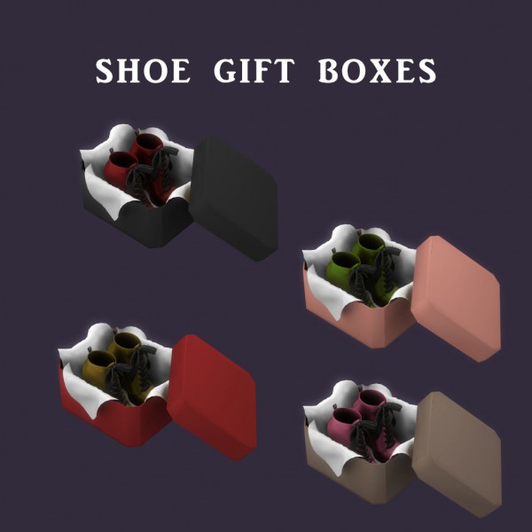  Leo 4 Sims: Shoe Gift Box