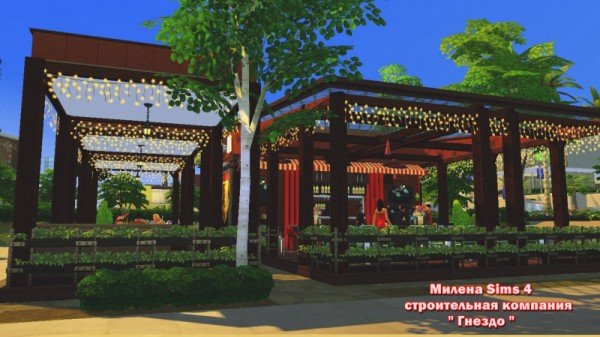  Sims 3 by Mulena: Restaurant Ward