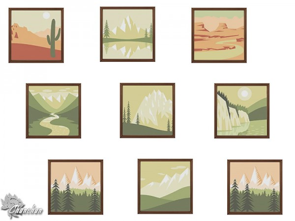  Sims Artists: Between Forest and Desert   paints