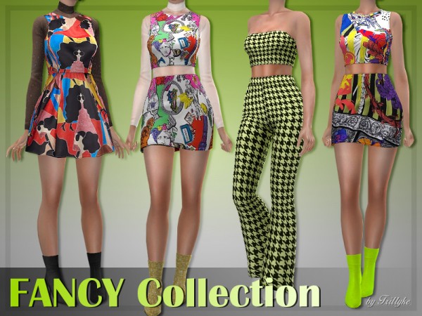  The Sims Resource: FANCY Collection by Trillyke