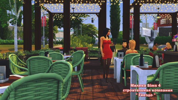  Sims 3 by Mulena: Restaurant Ward