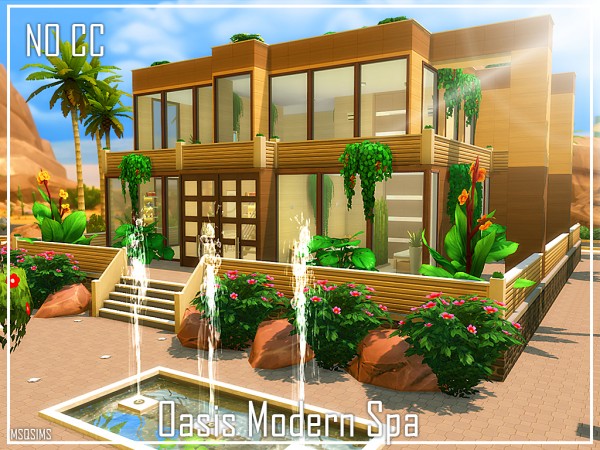  MSQ Sims: Oasis Modern Spa