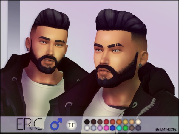  Sims Studio: Eric Hair by Mathcope