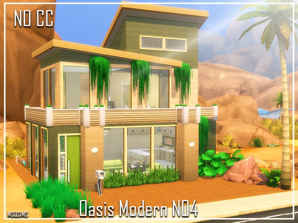 MSQ Sims: Oasis Modern N04
