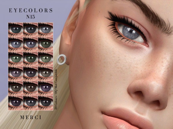  The Sims Resource: Eyecolors N15 by Merci