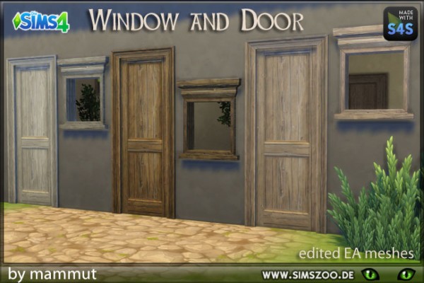  Blackys Sims 4 Zoo: Wind and Door Oldwood 1 by mammut