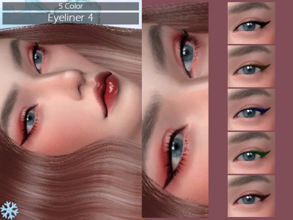  The Sims Resource: Eyeliner 5 by Lisaminicatsims