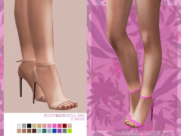  The Sims Resource: Madlen Kostila Shoes Recolored by HelgaTisha
