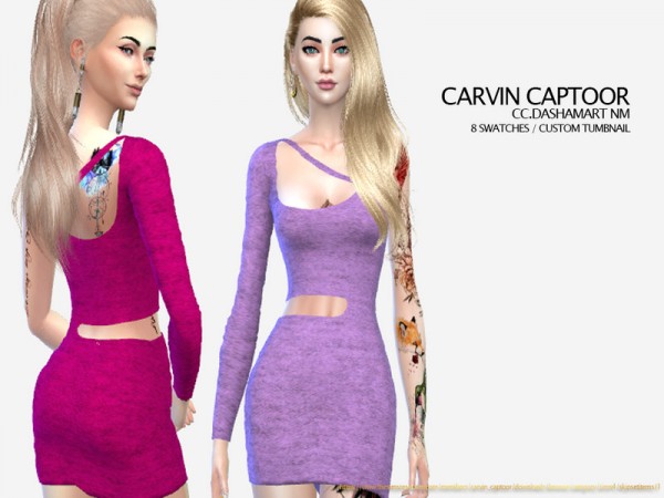  The Sims Resource: Dashamart NM Dress by carvin captoor