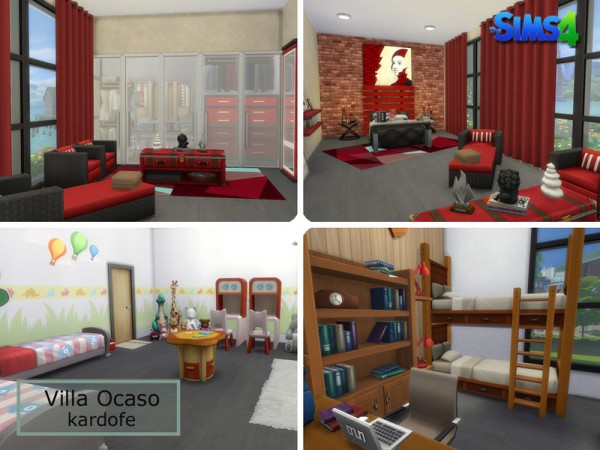  The Sims Resource: Villa Ocaso by kardofe
