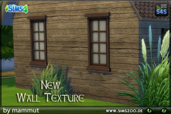  Blackys Sims 4 Zoo: Wall Wood Shabby 2 by mammut