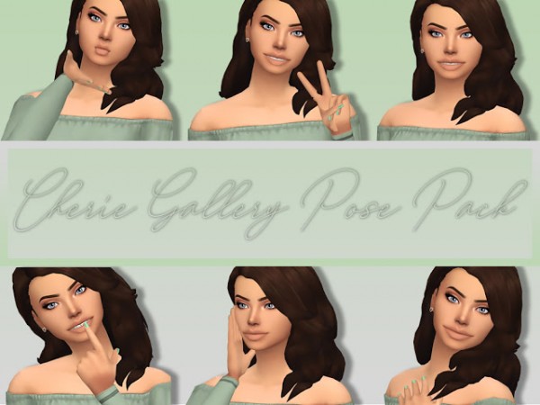  MSQ Sims: Cherie Gallery Pose Pack