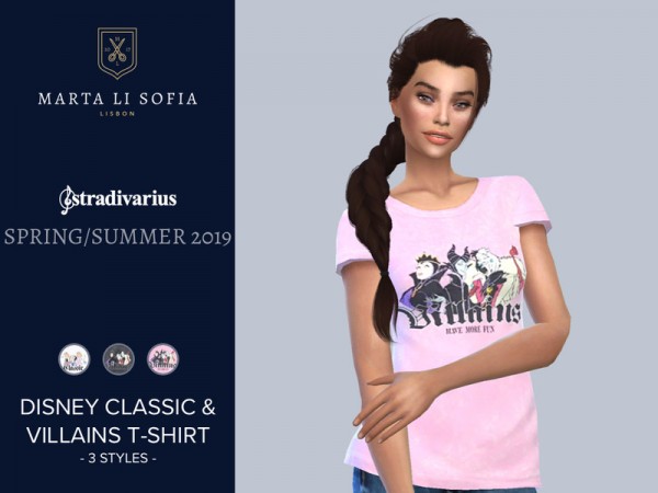  The Sims Resource: Classic and Villains T shirt by martalisofia