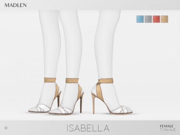  The Sims Resource: Madlen Isabella Shoes by MJ95