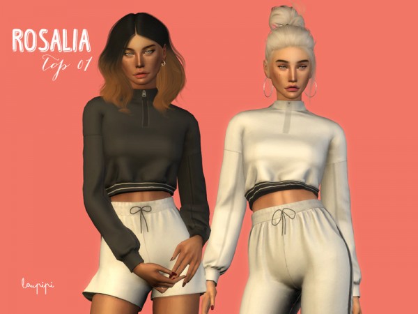  The Sims Resource: Rosalia Top 1 by laupipi