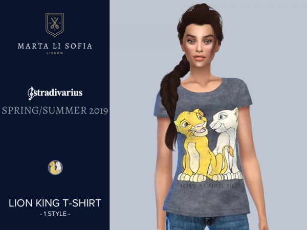  The Sims Resource: Lion King T shirt by martalisofia